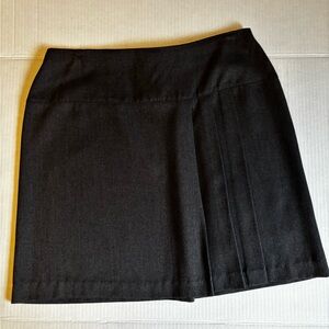Guess Charcoal Grey Mini Skirt with Side Pleats size 31